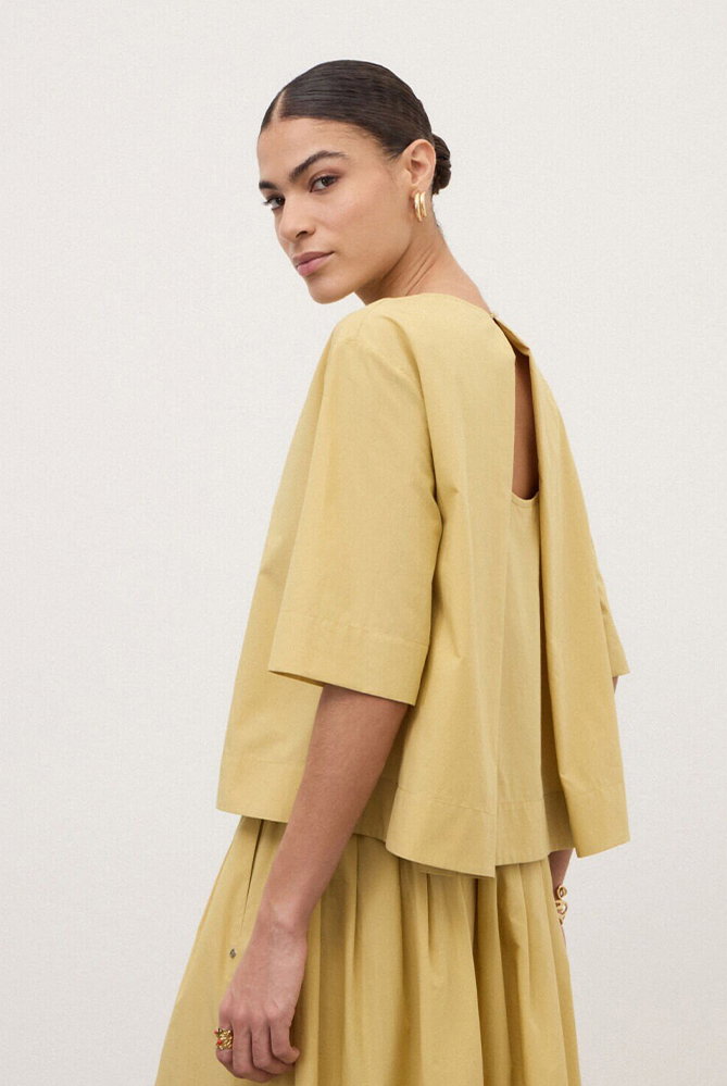 Blusa in popeline