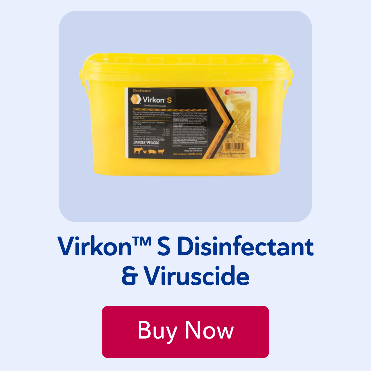 Virkon™ S Disinfectant & Viruscide