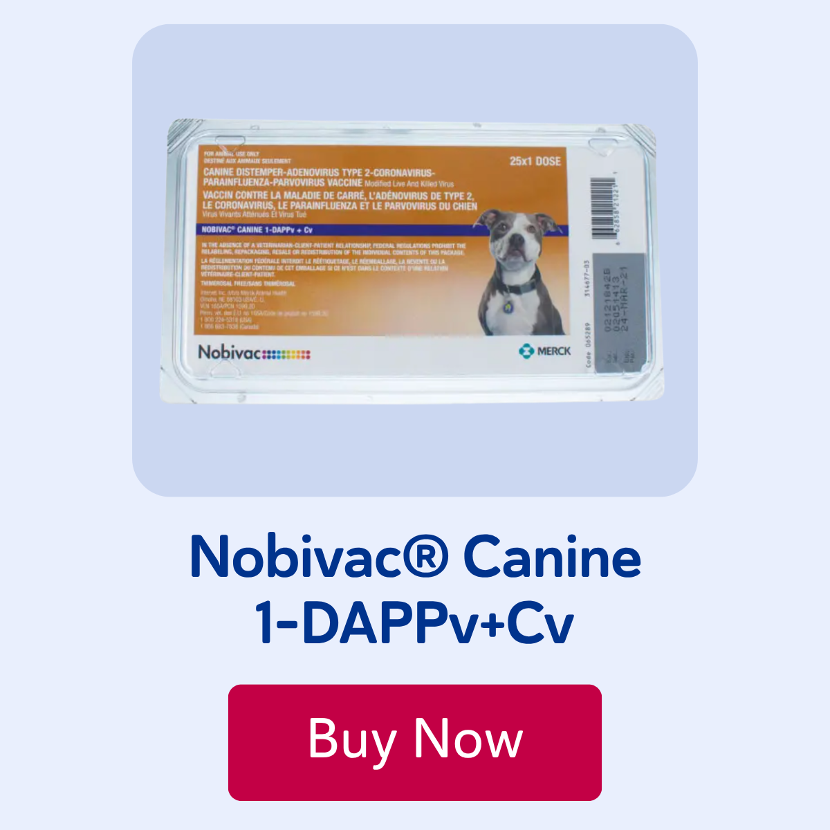 Nobivac® Canine 1-DAPPv+Cv