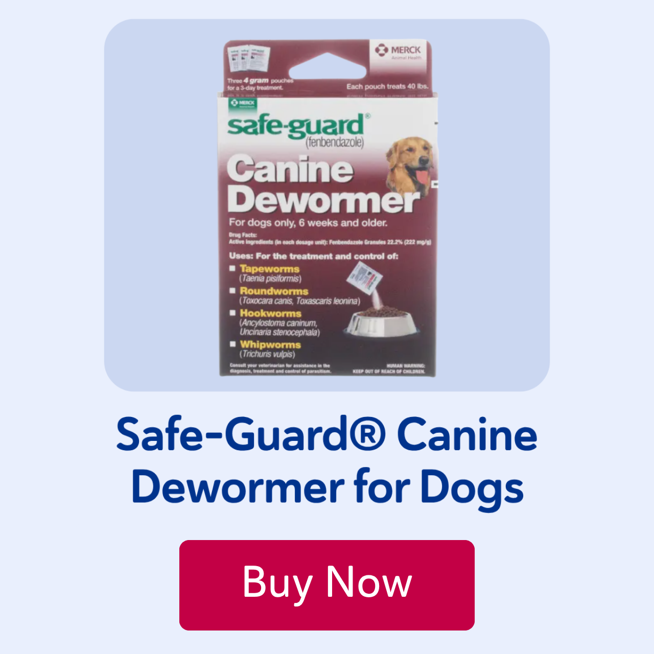 Safe-Guard® Canine Dewormer for Dogs