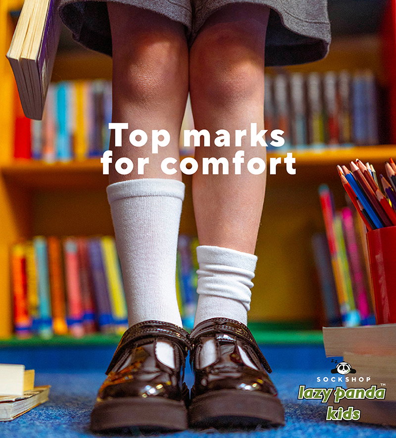 Have a seamless morning with our Kids' Bamboo Smooth Toe Seam Socks