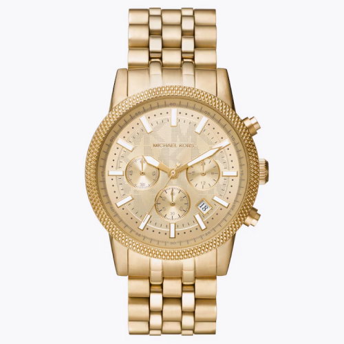 Michael Kors Hutton Men's Chronograph Gold-Tone Watch