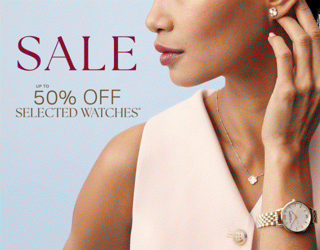 SALE UP TO 50% OFF WATCHES