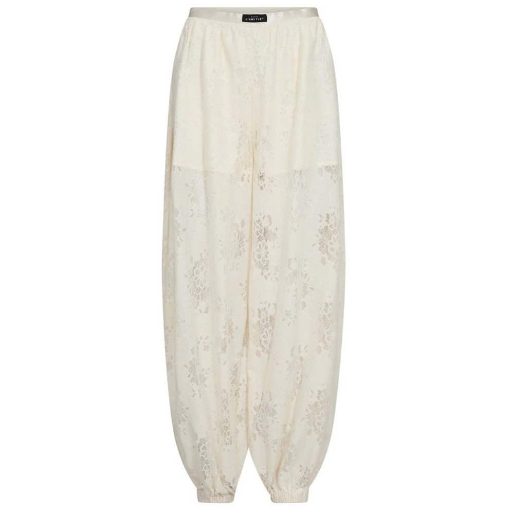 Image of Bella Lace Harem Pants - Off White