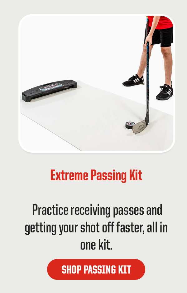 Product Block 6: Extreme Passing Kit. Practice receiving passes and getting your shot off faster, all in one kit. CTA: Shop Passing Kit