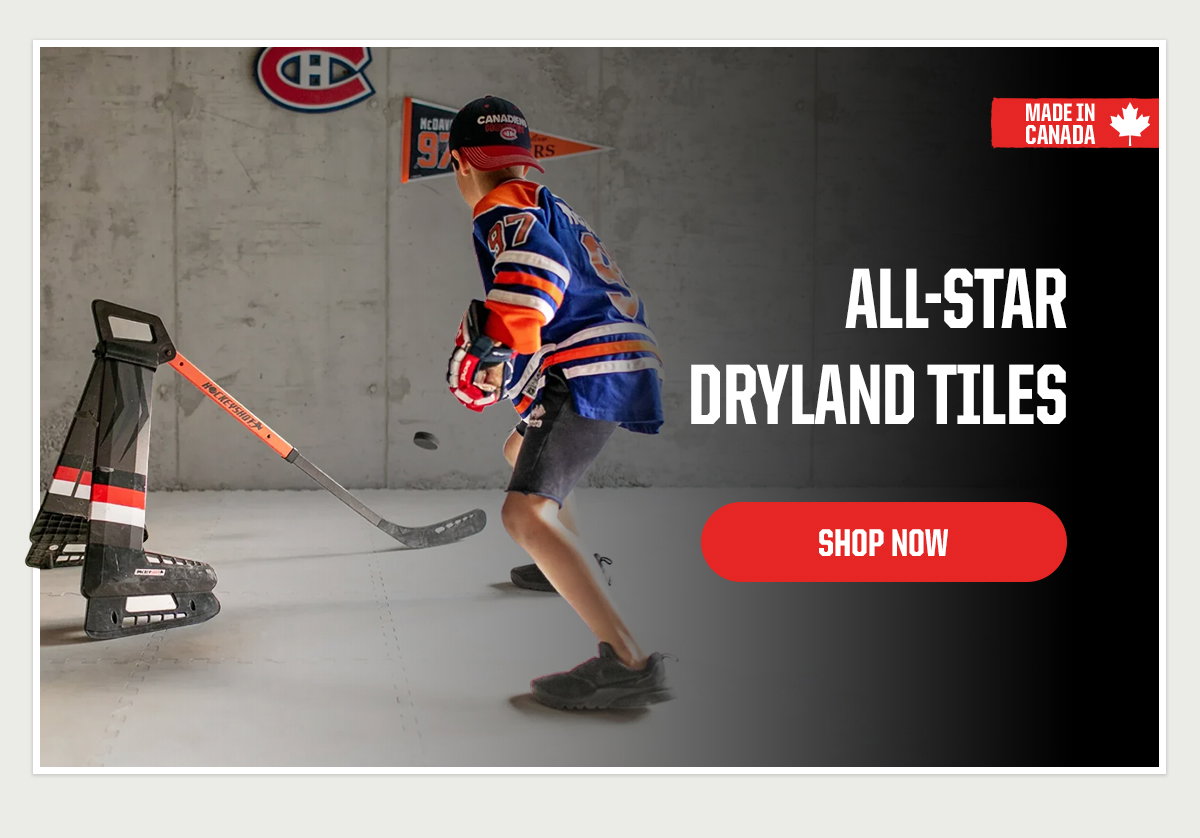 Product Block 2: All-Star Dryland Tiles. CTA: Shop Now