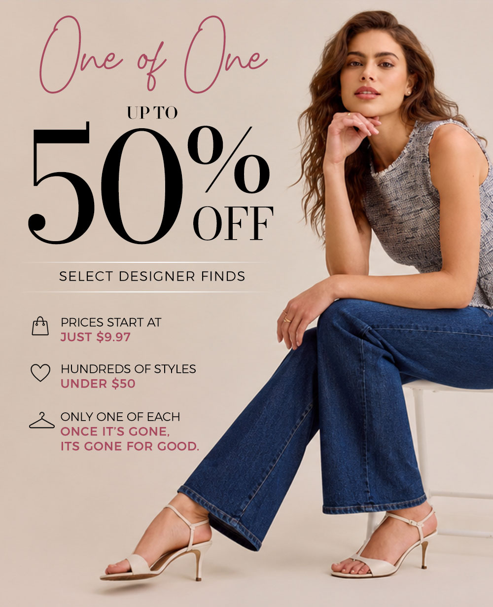One of One - Up to 50% Off Select Designer Finds 