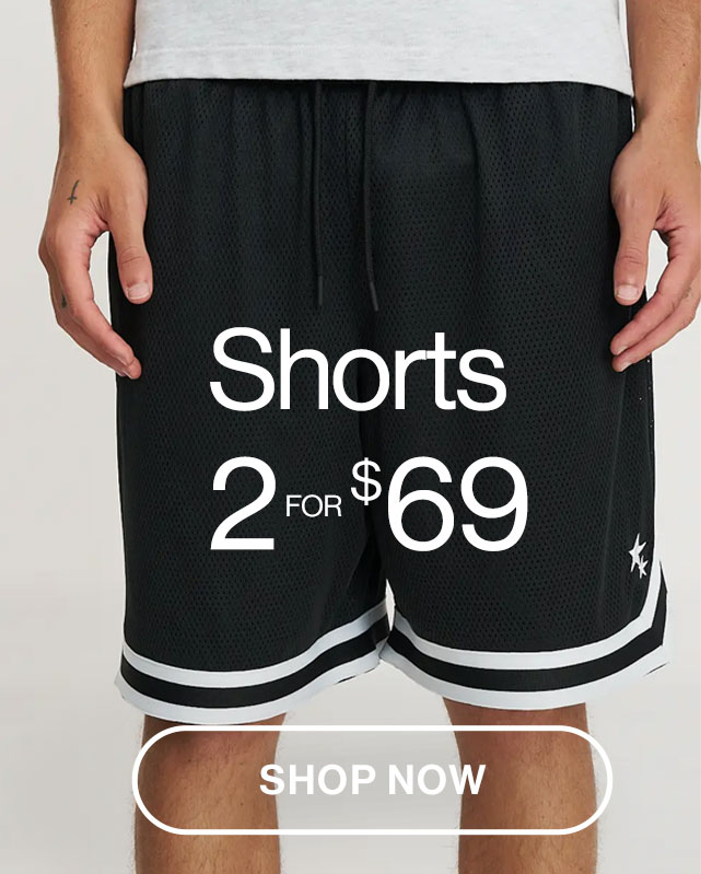 Shorts. 2 for $69. Shop now.