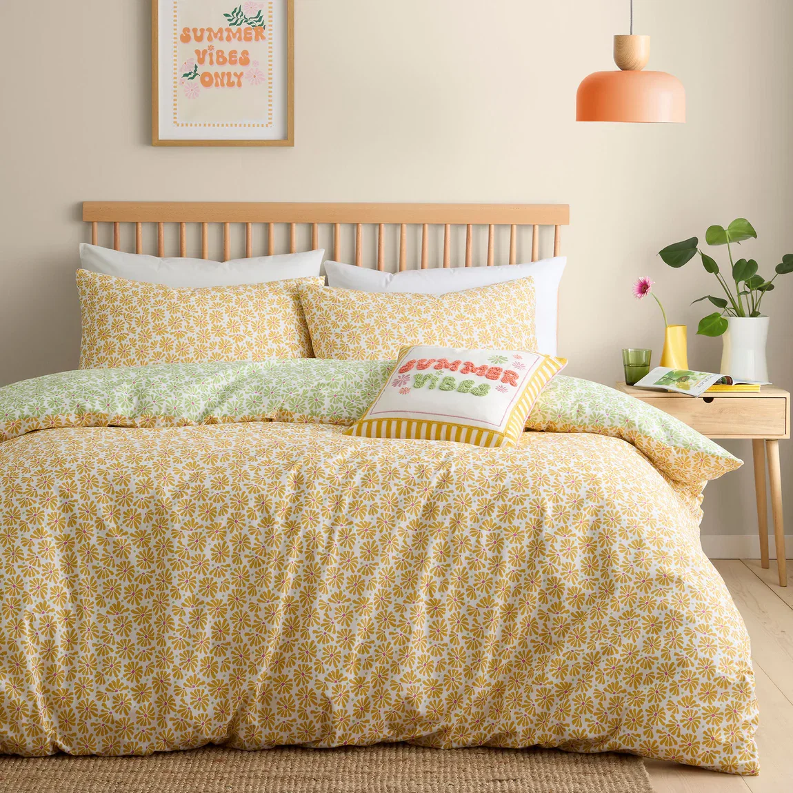 Fusion Retro Daisy Bedding