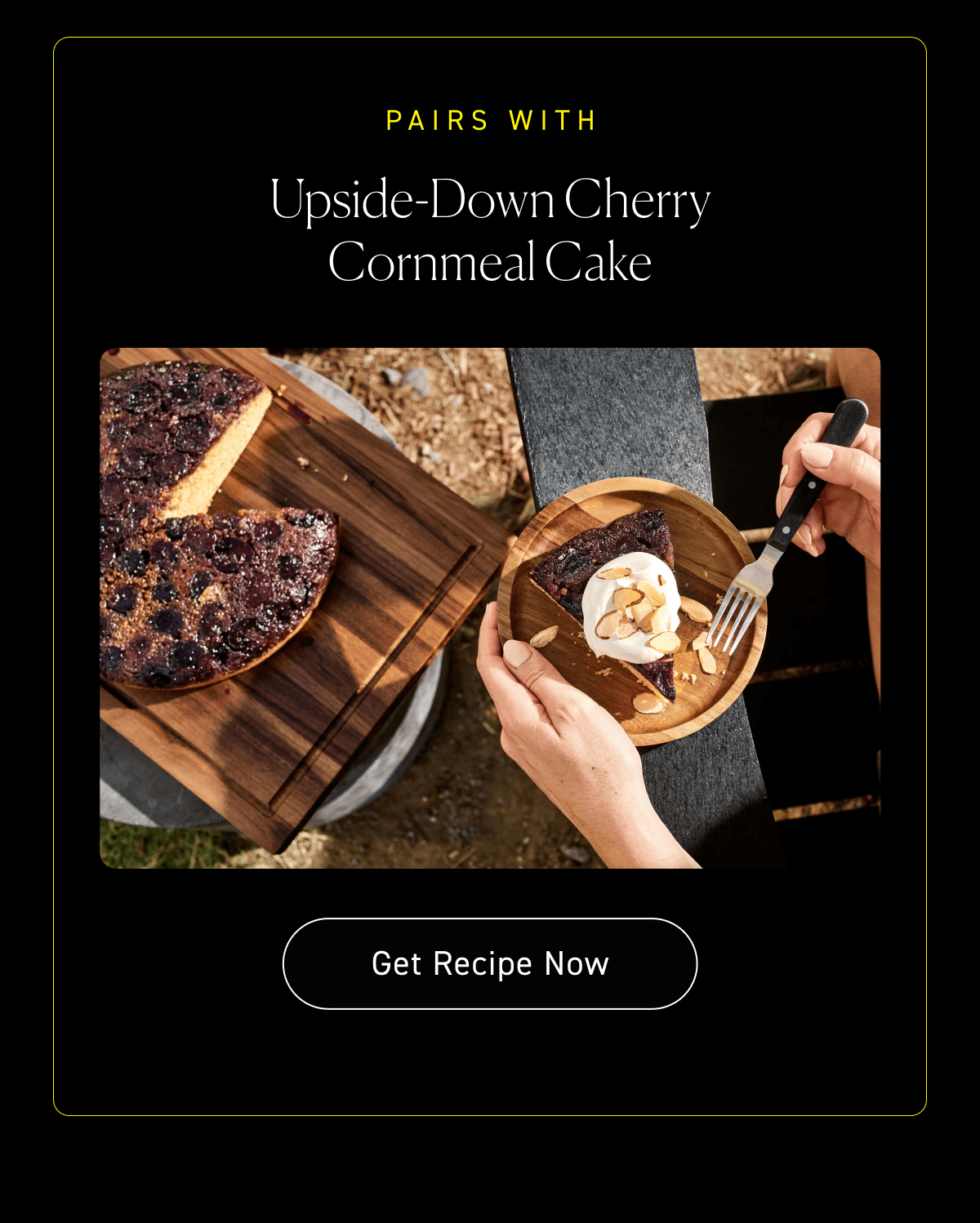 Upside-Down Cherry Cornmeal Cake [Get Recipe Now]
