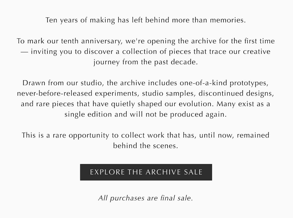 Explore the Archive Sale