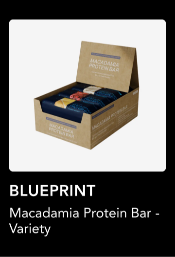 Blueprint Macadamia Protein Bar - Variety