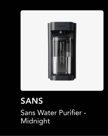Sans Water Purifier - Midnight