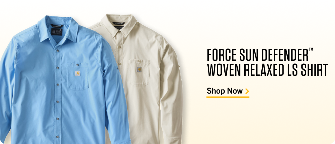 Shop Force Sun Defender™ Woven Relaxed LS Shirt