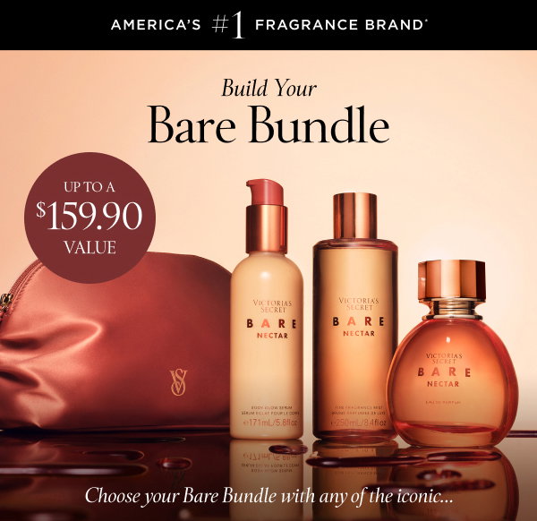 [America's #1 Fragrance Brand*]
Limited Time Build Your Bare Bundle [dotwhack] Up to a $159.90 Value Choose your Bare Bundle with any of the iconic...