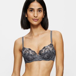 Soutien-gorge avec armatures gris anthracite