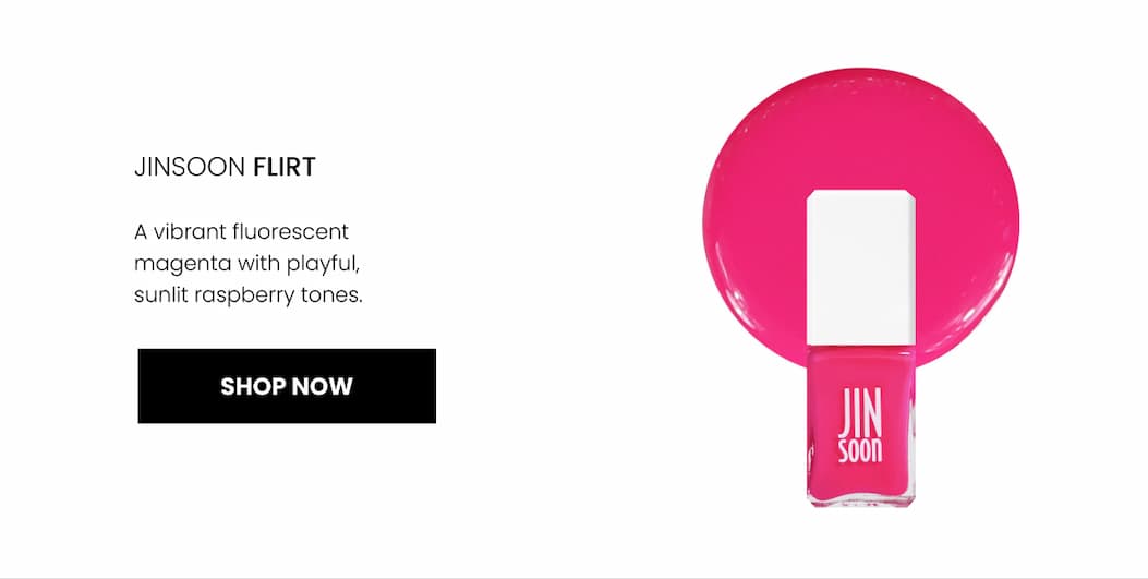 Flirt bright pink polish