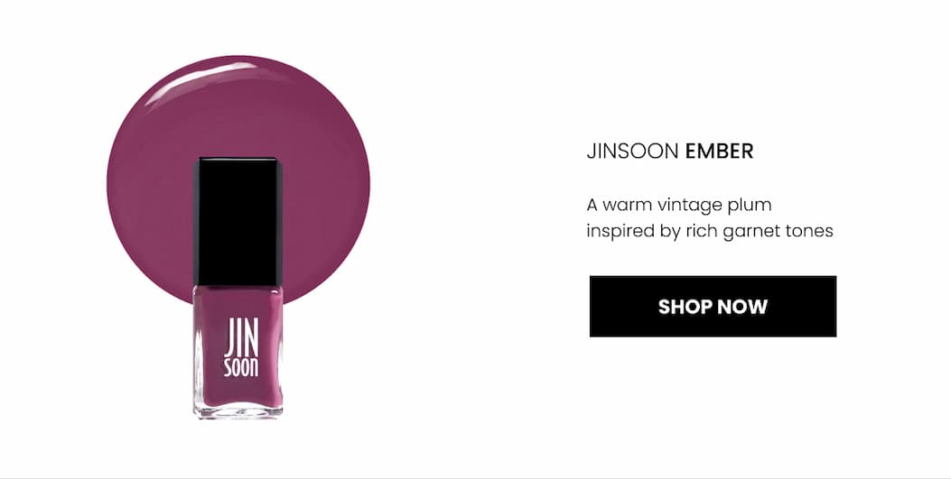 Ember vintage plum polish