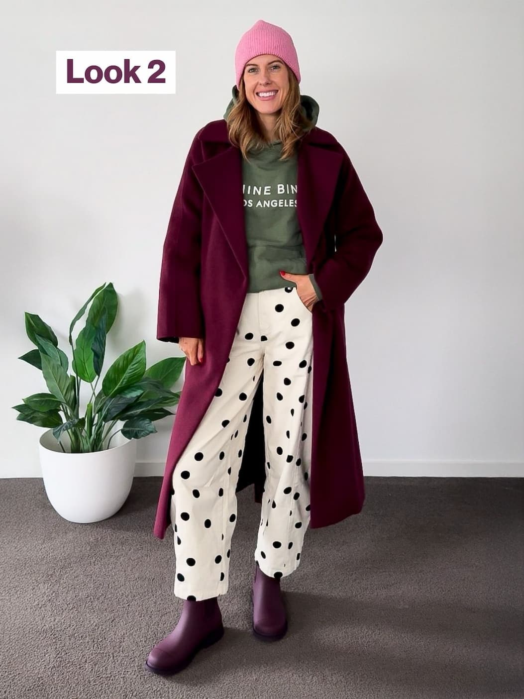 @bycaitlinanne styles Dark Cherry Bobbi Boots