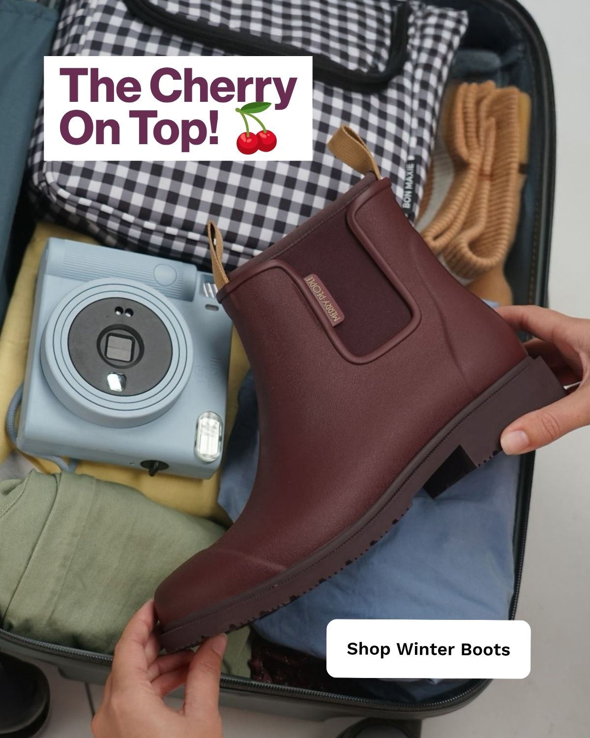 The cherry on top! Shop Winter Boots >