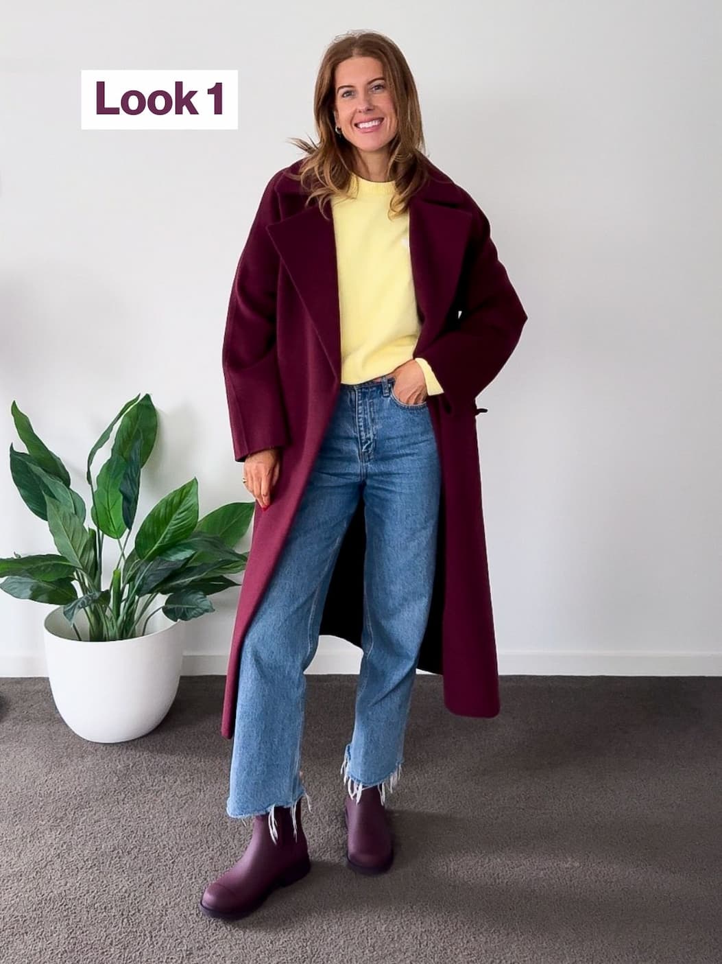 @bycaitlinanne styles Dark Cherry Bobbi Boots