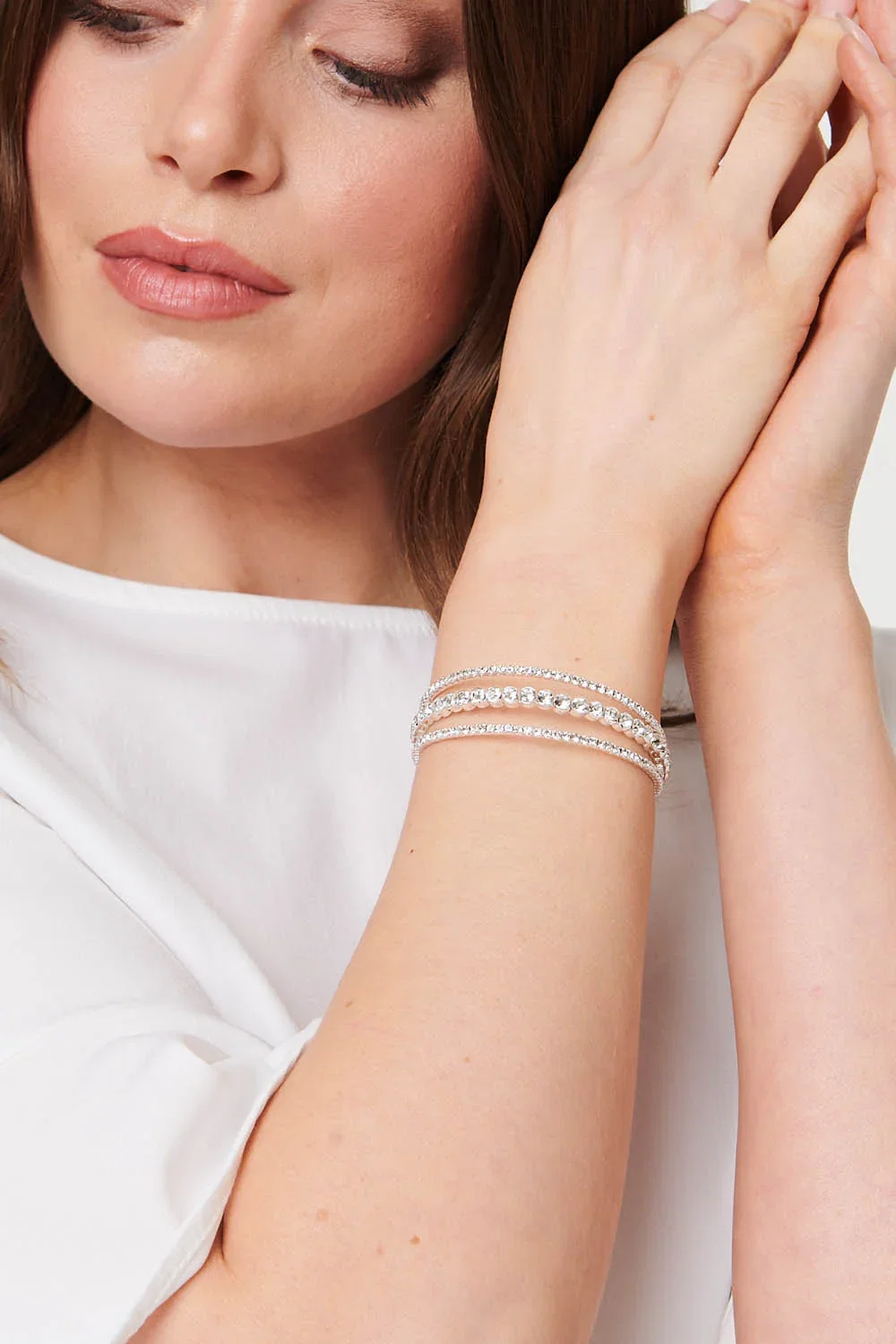 Crystal Detail Dainty Bracelet