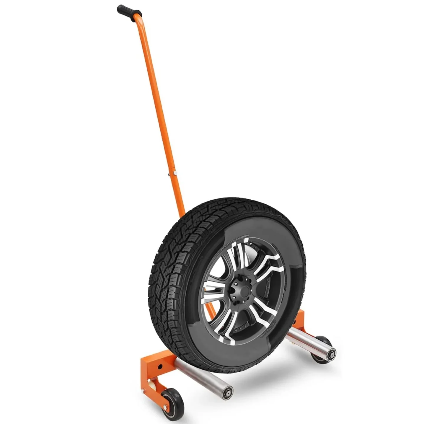 Image of Tire Wheel Dolly, 330 LBS Adjustable Rolling Truck Tire Cart