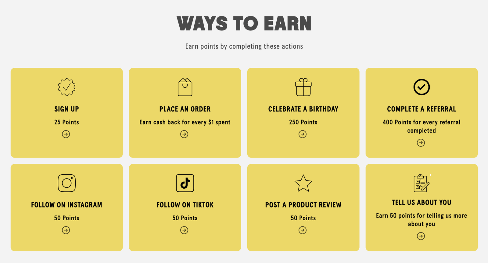 Snibbs Loyalty Program
