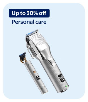 Up to 30% off - Personal care
