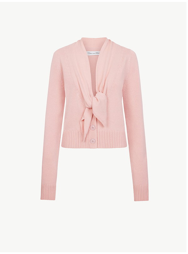 Tie-Neck Cardigan
