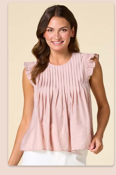 Shop Pleat Talk Top