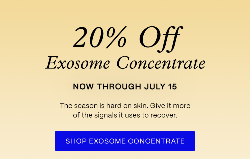 20% Off Exosome Concentrate