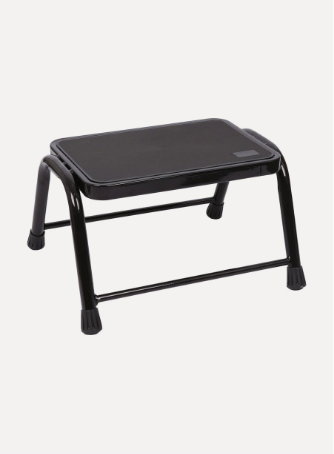 Metal Step Stool - Black
