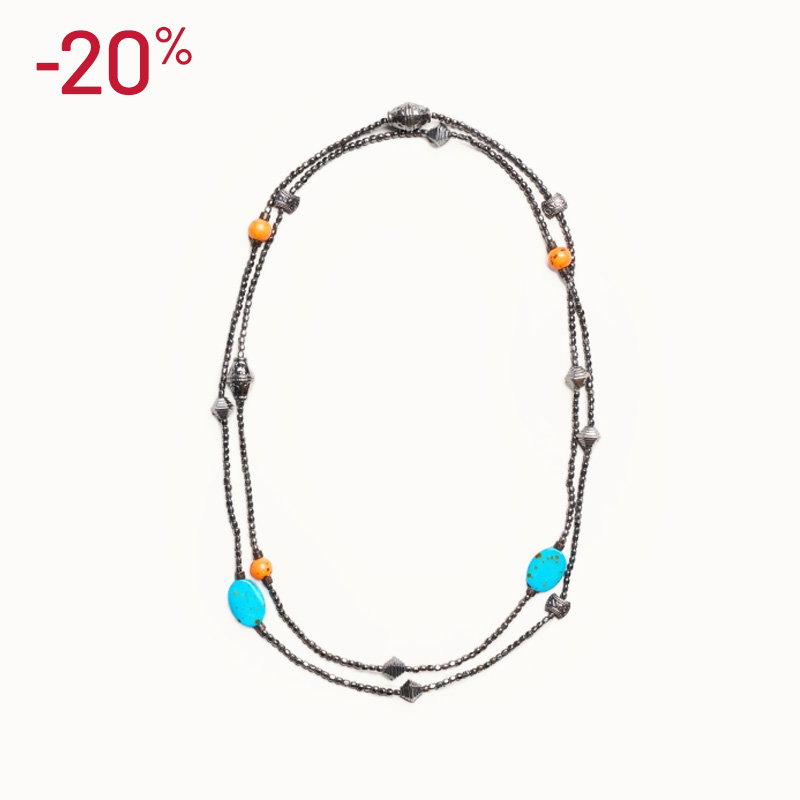 Collana Lunga Con Pietre