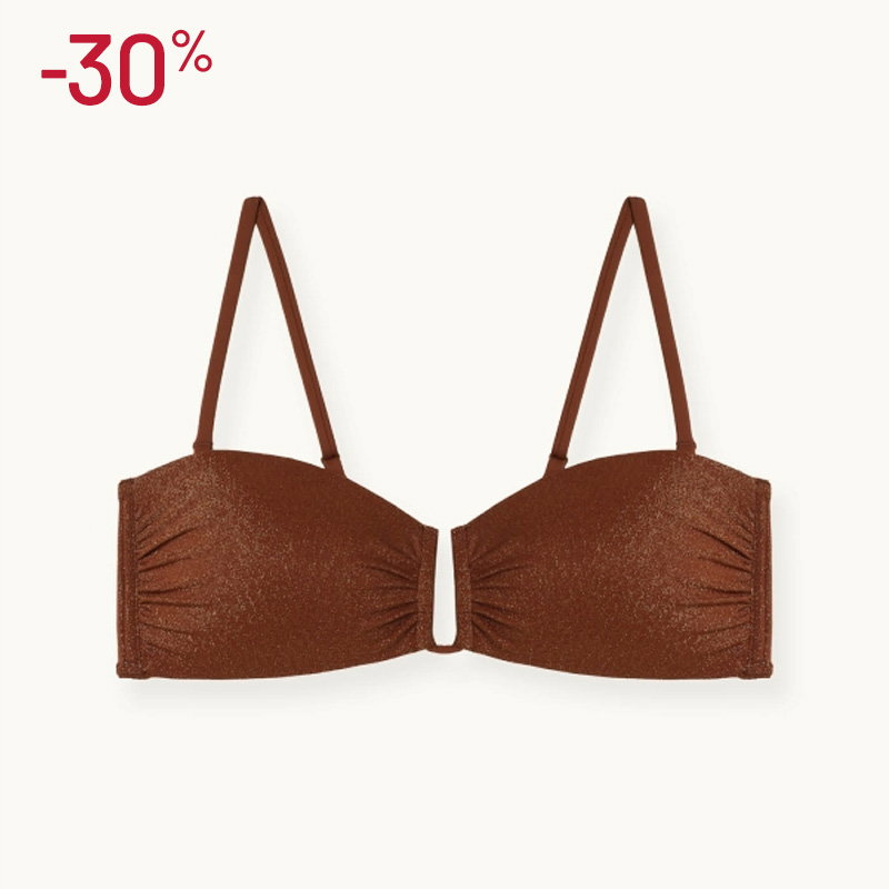 Reggiseno Fascia Lamè