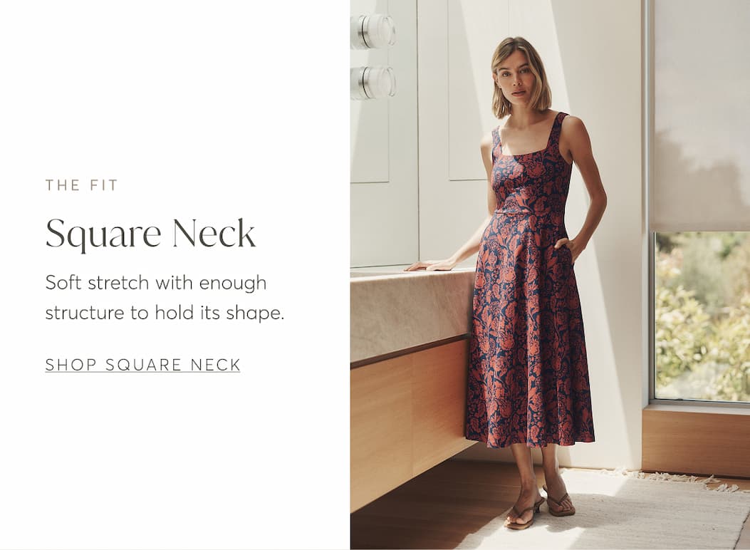 The Square Neck | Shop The Dress
