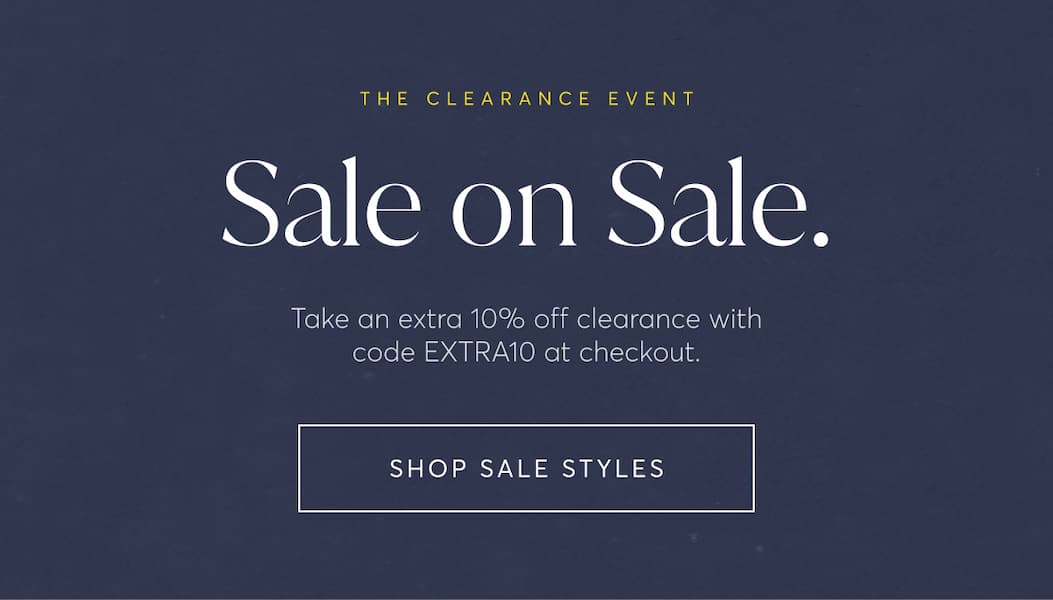 SALE ON SALE | SHOP SALE STYLES