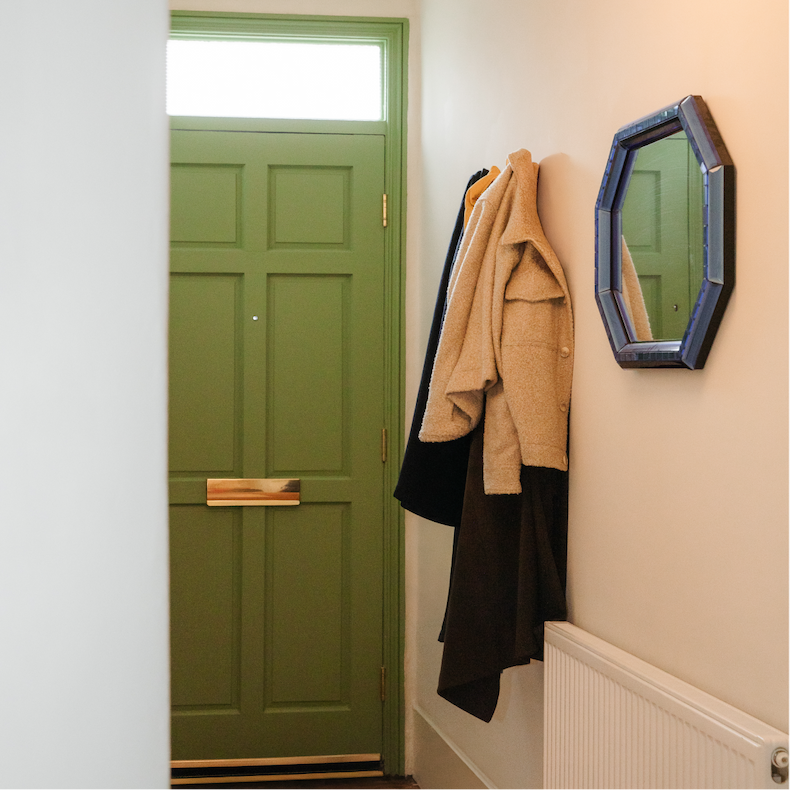 Front door in Green 18