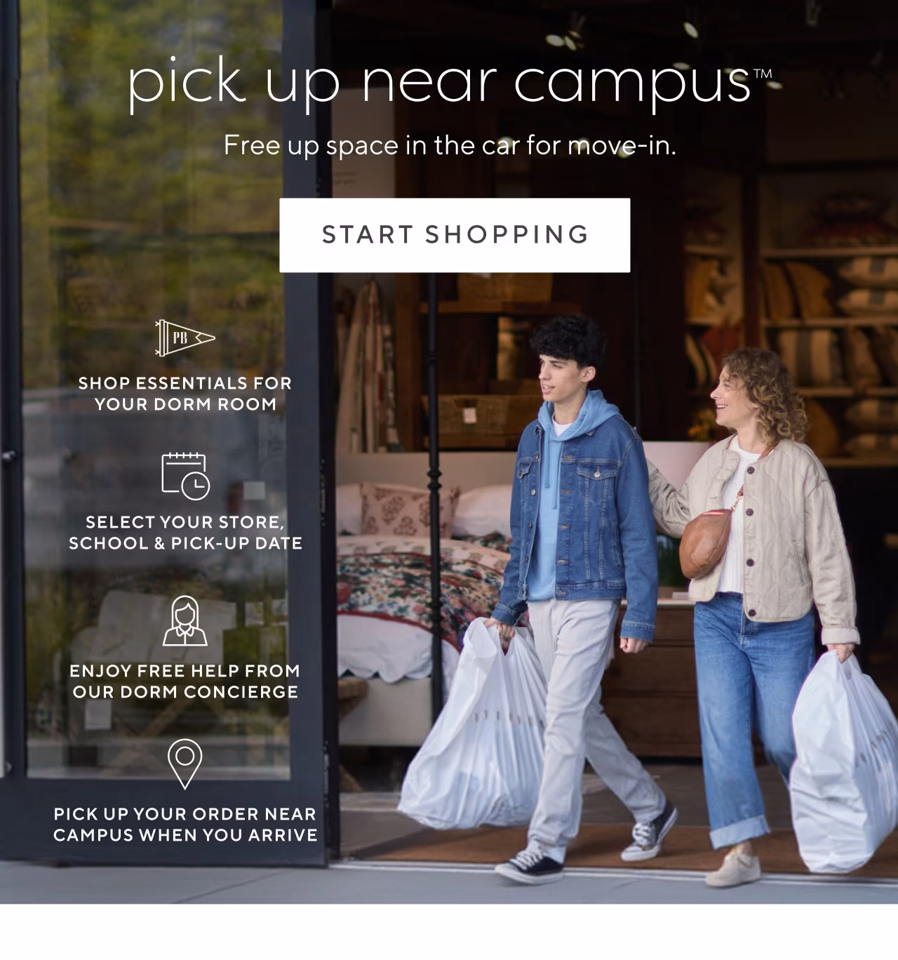 Pick up near campus