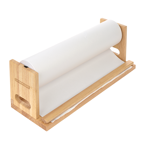 Colorations® 18" Paper Roll Dispenser & 200 ft White Butcher Paper Kit