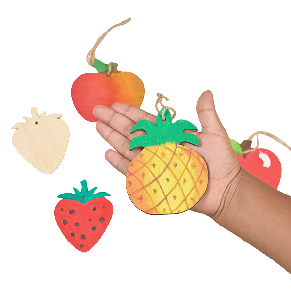 Colorations® Summer Fruit Fun Craft Kit - Makes 12 Crafts
