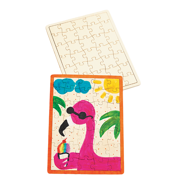 Colorations® Summer Creative Learning Puzzle Craft Kit - Makes 6 Crafts