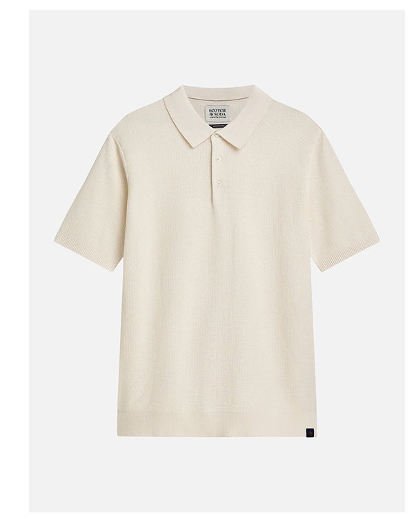 Essentials Structured Knitted Regular-Fit Polo