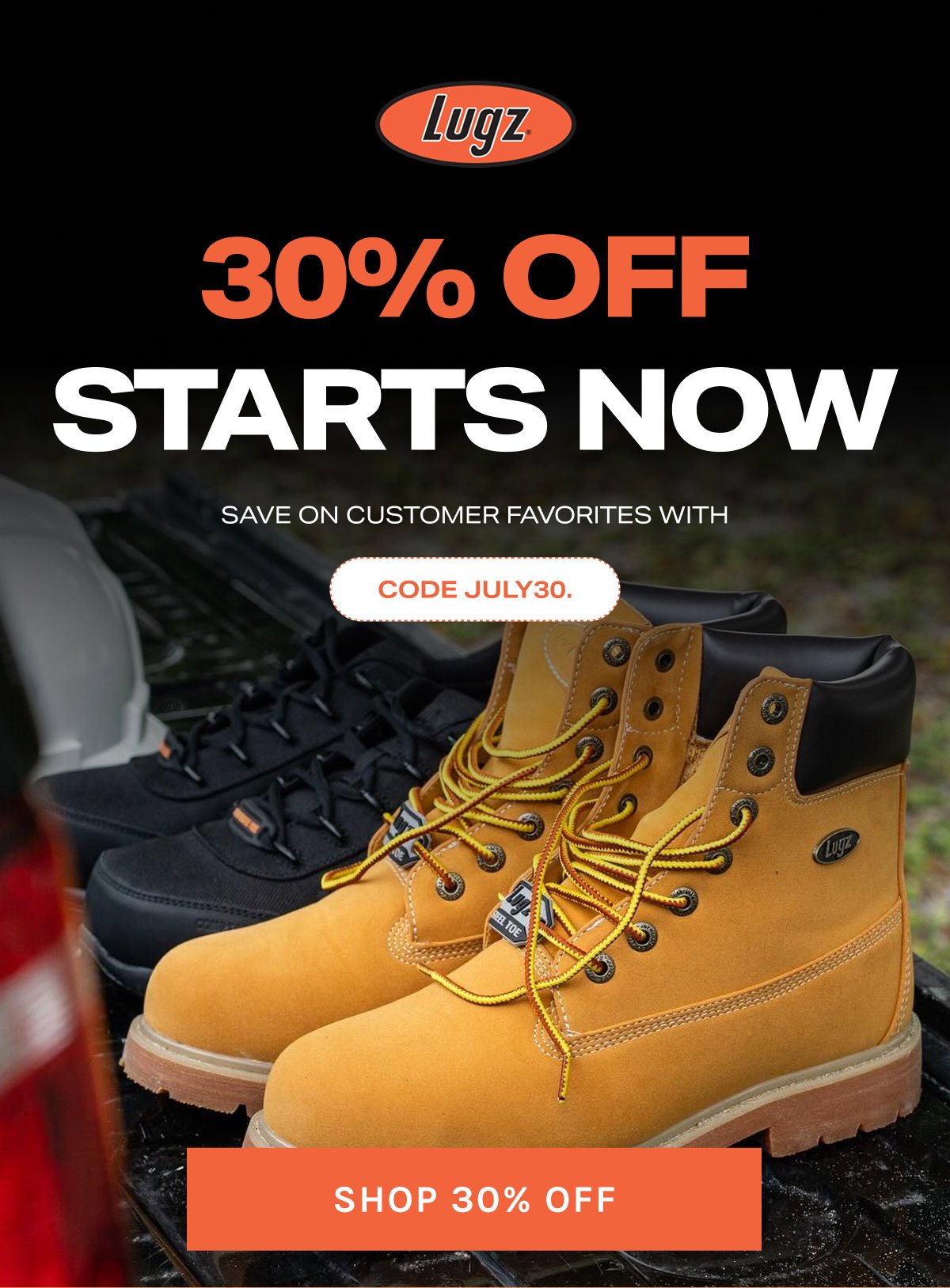 30% Off Starts Now