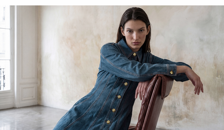Viva Denim Midi Dress