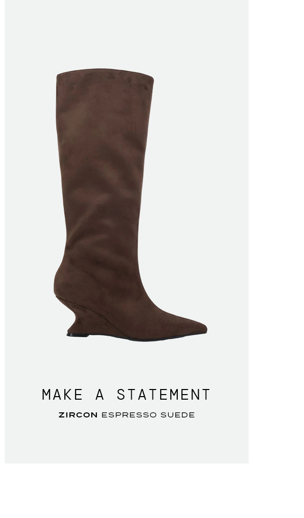 Zircon Espresso Suede