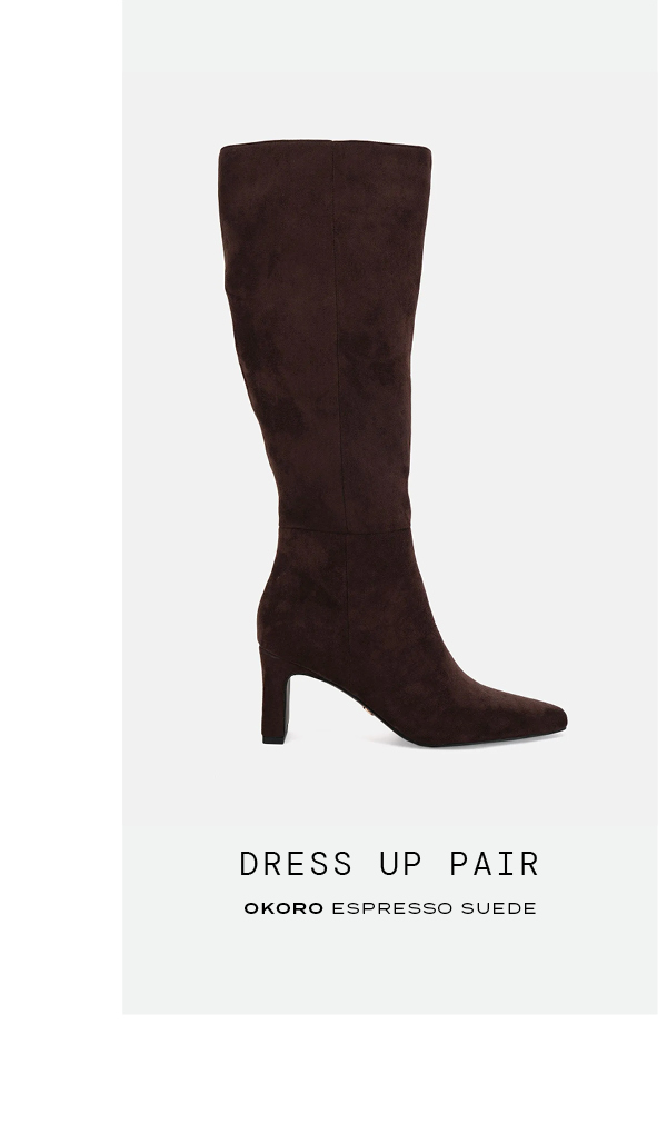 Okoro Espresso Suede