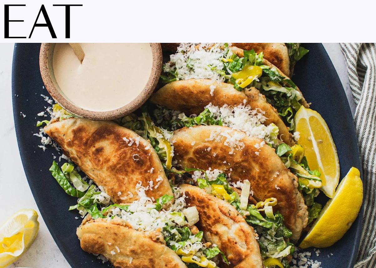 Pinch of Yum’s Chicken Caesar Smash Tacos