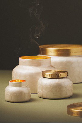 Capri Blue Volcano Capiz Jar Candleu200b