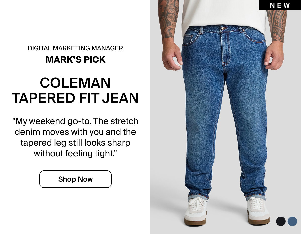 Vintage Blue Coleman Tapered Fit Jean